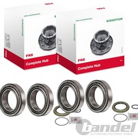 2X Fag RADLAGER-SATZ Vorne Passend FÜR Nissan Navara NP300 Pick Links+Rechts