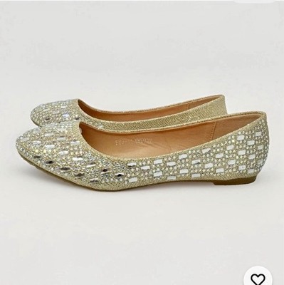Women's Dress Evening & Party Shoes size 6.5 Gold