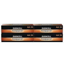 Duracell AACTBULK36CT Power Boost CopperTop Alkaline AA Batteries 144/CT New