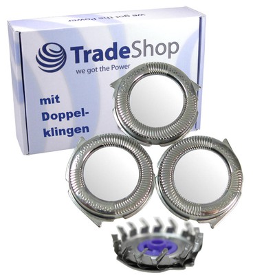 3er Set Scherkopf Messer Klingen für Philips ComfortCut HQ8 SH50 SH51 SH52