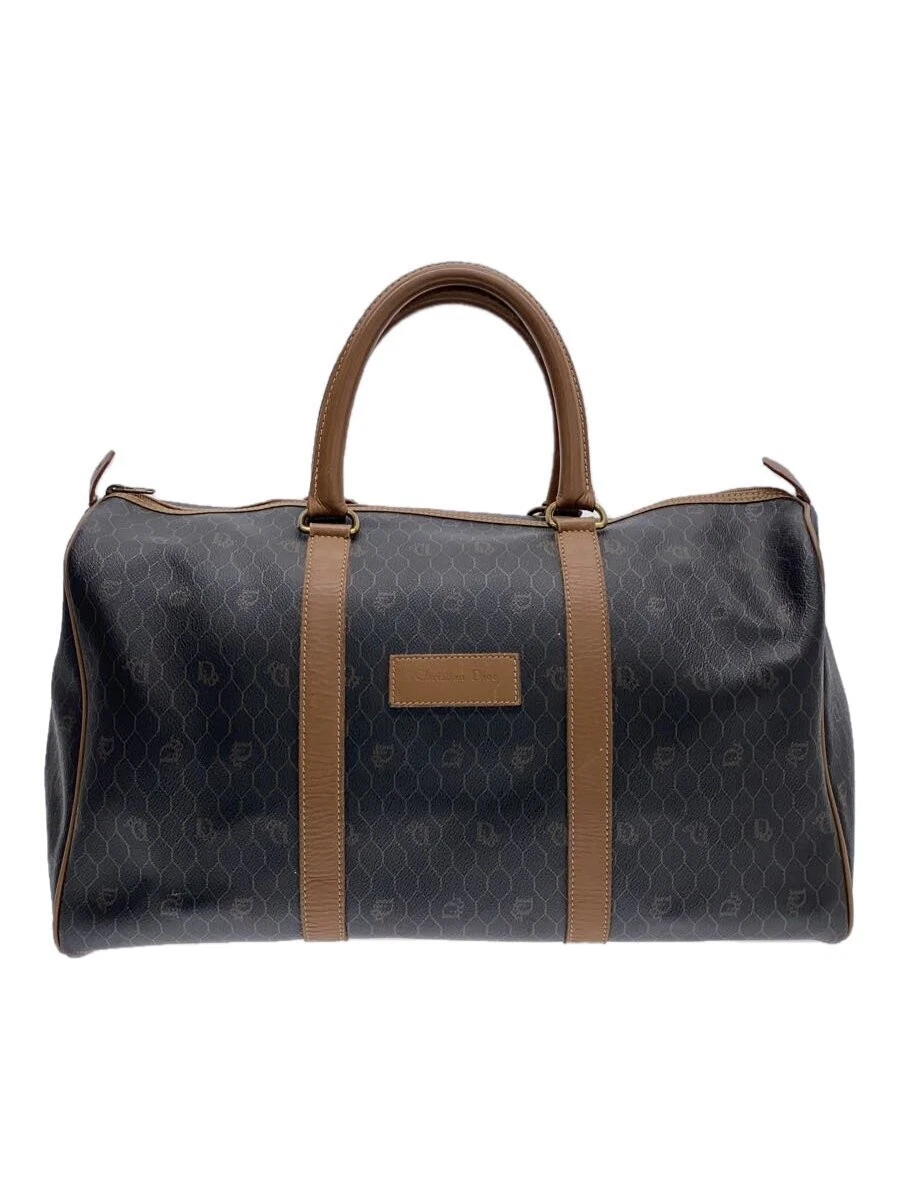 Sac Christian Dior Boston cuir BRW motif total