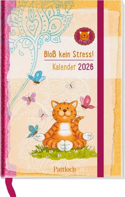 PATTLOCH GESCHENKBUCH Taschenkalender 2026: Om-Katze: Bloß kein Stress! Pattloch Verlag Kalender 2026