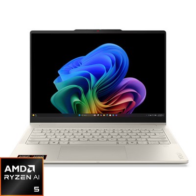 Lenovo - Yoga 7a 2-in-1 14'' 2K OLED Touchscreen Laptop - AMD Ryzen AI 5 430 2...