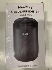 NineSky Mini Dehumidifier Model: D303 - BLACK