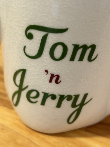 Vintage 1950's Winfield Holiday Tom & Jerry Set 5 Mugs And 1 Pitcher/Punch Bowl - Picture 13 of 15