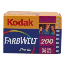 Kodak Kodacolor World Color Pellicule Couleur 200 Classique 36 Enregistrement