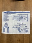 GI Joe 1983 Cobra Hiss Tank Vehicle Blueprints Instructions Original Hasbro