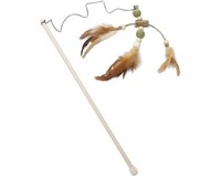 Katzenspielzeug Beeztees Catnip Katzenangel Mit Feder Katzenangel Mit Katzenminz