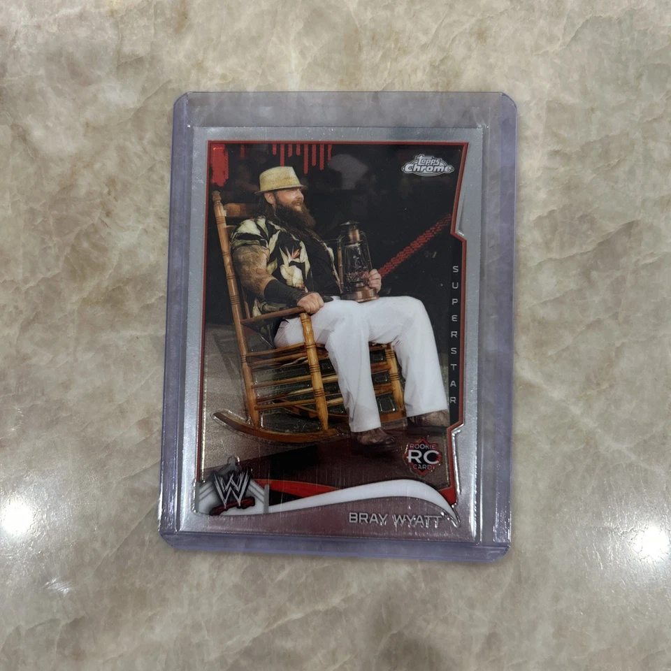 2014 Topps Chrome WWE Bray Wyatt #6 Rookie RC - Image 3 of 4