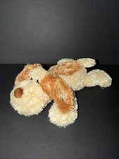 Aurora Dog Puppy Hand Puppet Plush 14 Inch Brown Tan Stuffed Animal Toy