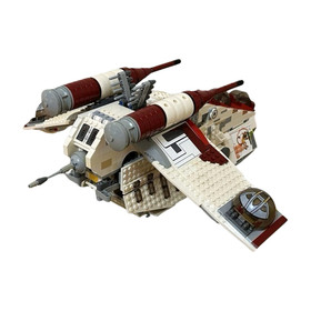 LEGO 7676 Republic Gunship NO MINIFIGURES Star Wars Instructions Used