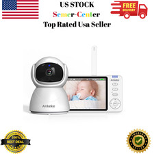 720P Smart Video Baby Monitor with Camera and Audio 5.0-inch LCD Display