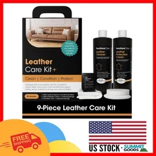 Revitalize & Protect: Leather Care Kit with Cleaner, Conditioning Cream & Tools