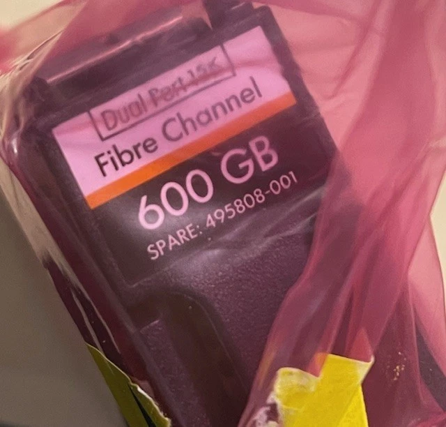 HP 495808-001 600GB Dual Port 15K FC Fibre Channel 3.5" hard drive HDD