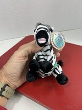 Coca Cola Zebra Plush Stuffed Animal Toy Coke Bottle Hologram Tag Collectible