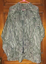 VTG Spartan Realtree Camo Hunting Sheer Lightweight Cover Zip Up Jacket XL