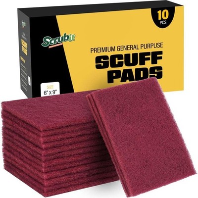 6 x 9 in. General Purpose Scuff Pads Paint Primer Prep Adhesion Scratch Pads Car