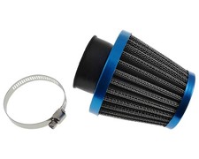 Luftfilter POWERfilter 38mm blau Roller Mofa Moped Quad Tuning Sportluftfilter