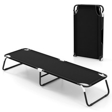 Folding Camping Bed Outdoor Portable Military Cot Sleeping Hiking Travel