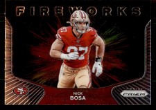 2020 Panini Prizm #21 Nick Bosa Fireworks San Francisco 49ers