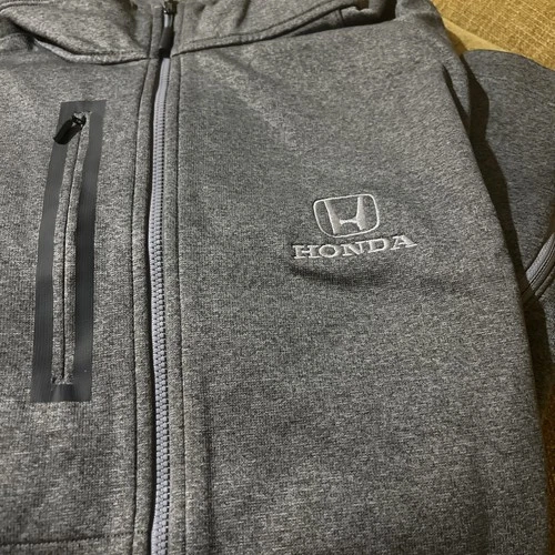 Honda Dealership Shirt North Face Fleece Mens 2XL Full Zip Pockets Free 🎁 Flaw - product listing photo