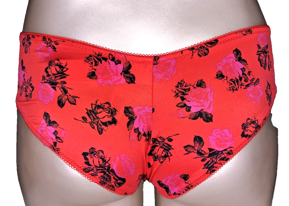Victoria's Secret Muy Sexy Nuevo Con Etiquetas Pequeño Rojo Rosa Pierna Alta Descarado Panty Lazo Foto 2 de 4
