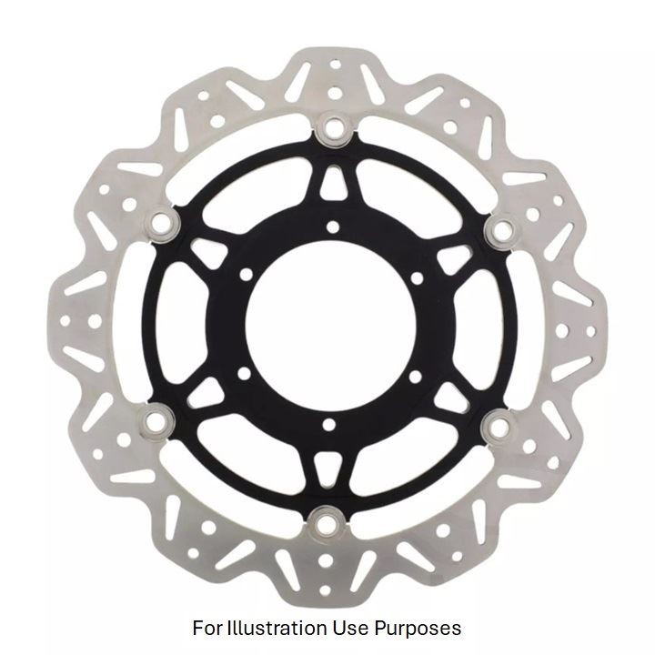 EBC Float Vee Rotor FR BLK Hub FRHS for Honda CBR 1000 RR Fireblade 2006 - 2007