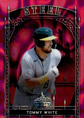 2024 Leaf Trinity Mega Box #S-93 Tommy White Steel Lava Foil Pink #/25