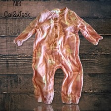 Newborn Cat Jack Halloween Romper