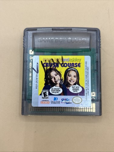 Mary-Kate & Ashley Crush Course (Nintendo Game Boy Color 2001) GBC Board Game +