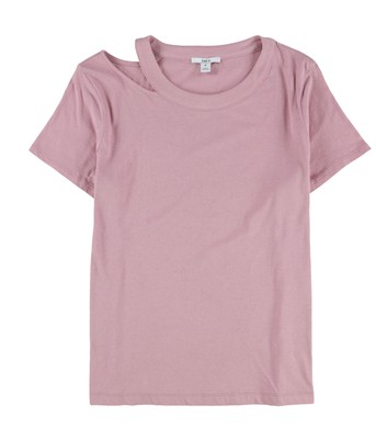 bar III Womens Cutout Basic T-Shirt