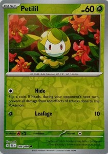 006/086 PETILIL REVERSE HOLO BLACK BOLT POKEMON CARD