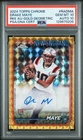 2024 TOPPS CHROME ROOKIE AUTO VARIATIONS DRAKE MAYE ROOKIE RC /50 PSA 10 AUTO 10