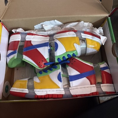 Nike SB Dunk Low OG QS White/Hyper Royal-Mean Green Sz 10.5 