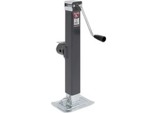Bulldog 190758 Square Trailer Jack, Side Mount, 8K Sidewind, Weld-On, 15" Travel