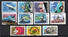 11 Timbres traditionnels FRANCE de 2002 ( N° 3471 à 3481 ) Oblitérés