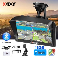 XGODY 7 Zoll 16G für Bluetooth Auto LKW PKW Navigationsgerät GPS Navi Navigation