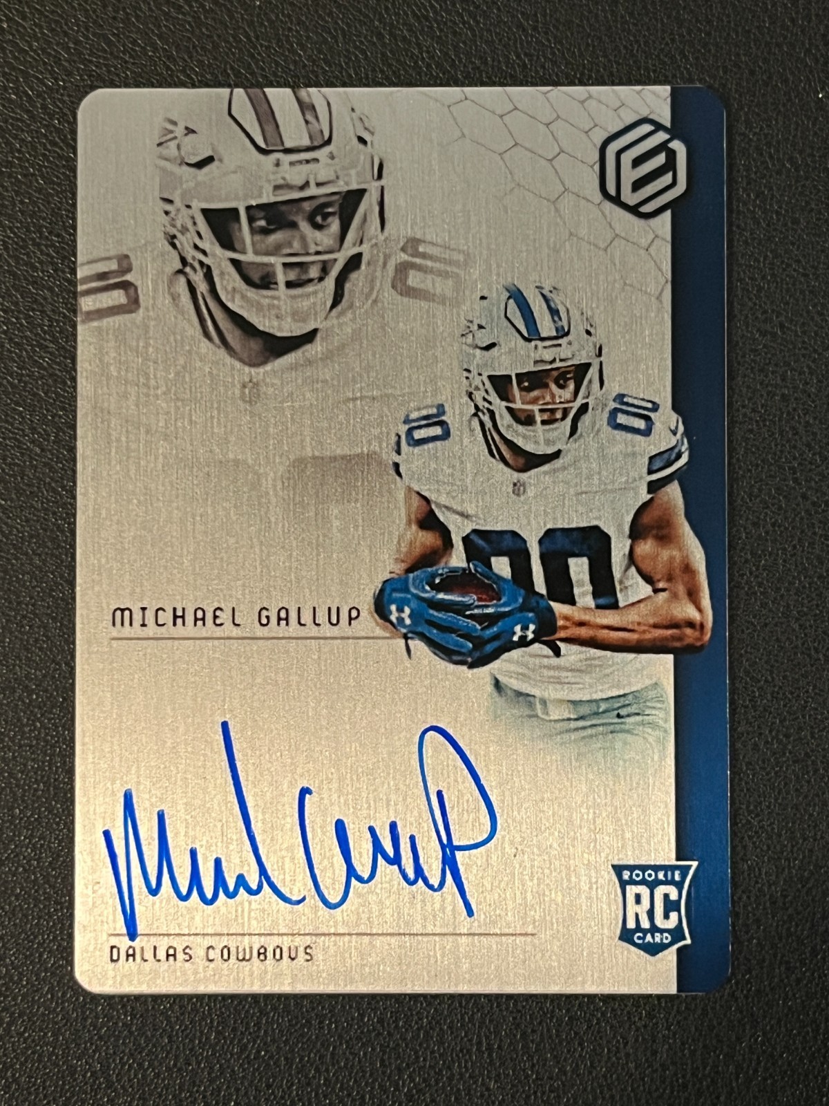 Michael Gallup 2018 Elements Football Rookie Auto /199 Cowboys 