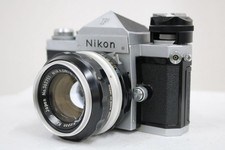 Nikon F Eye Level Early Model NIKKOR S Auto 50mm F1.4 Body Lens Set From Japan