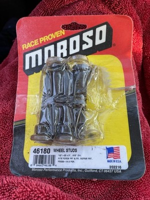 Moroso Wheel Studs Fits Fords FRT and RR. Mopar FRT