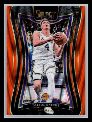 Dalton Knecht Rookie Lakers 2024-25 Panini Select #373 Orange Tectonic