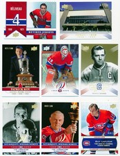 2008-09 UD Montreal Canadiens Centennial Complete Set 1-300 All-Numbered /100