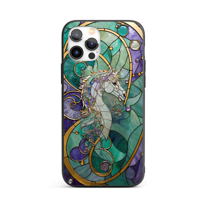 Phone cases for iPhone 17, 16, 15, 14, 13, 12 pro, unicorn stained glass mosaic | eBay Phone cases for iPhone 17, 16, 15, 14, 13, 12 pro, unicorn stained glass mosaic | eBay