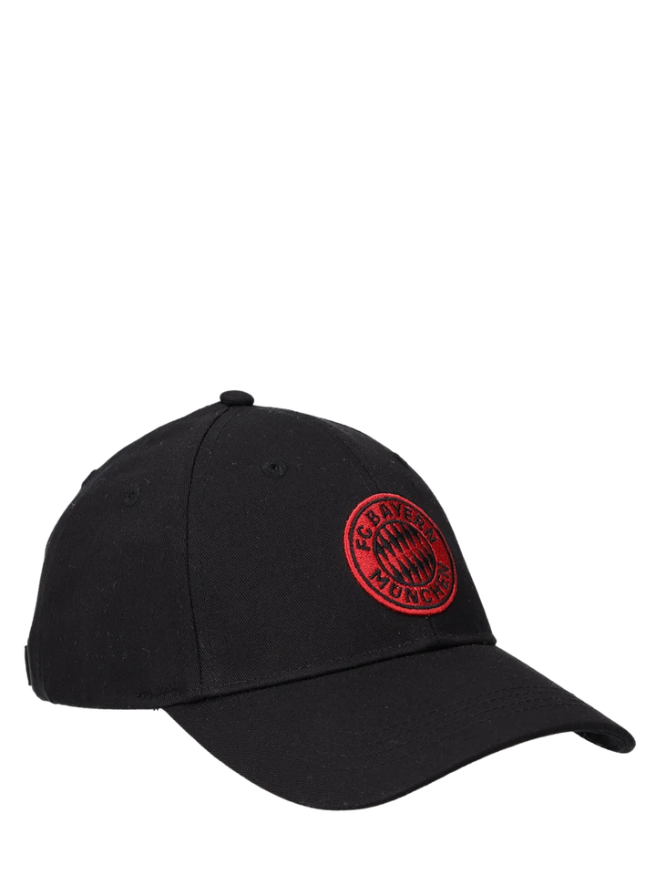 FC Bayern München Baseballcap schwarz Logo Classic rot offizieller Lizenzartikel - Bild 4 von 4