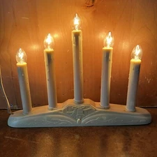 Plastic Drip 5 Light Candelabra Candle Christmas Window Holiday Living Lowes