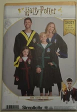 Simplicity-9022 - Harry Potter Theme Robe and Belt, Unisex Adult, Teen and Child