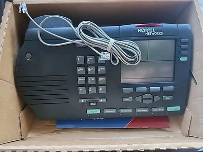 NORTEL M3905 CALL CENTER PHONE W/DISPLAY W/DUAL HEADSET JACK REL 3 (CHARCOAL)