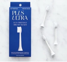 Plus Ultra Electric Toothbrush Replacement Heads 3-Pack