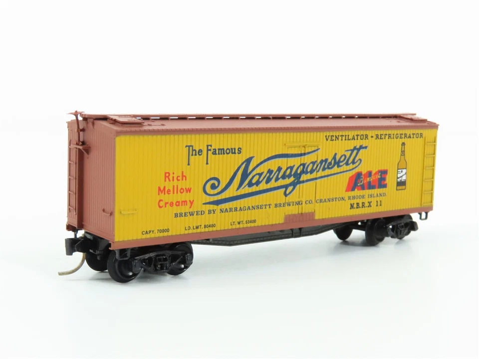 N Scale Kadee Micro-Trains MTL 49220 NBRX Narrangansett 40' Wood Reefer #11 - Image 4 of 4