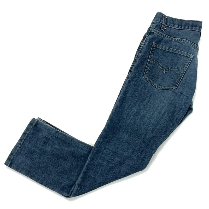 Levis Womens 511 Slim Skinny Jeans Blue Dark Wash Pockets Mid Rise Denim 18 R